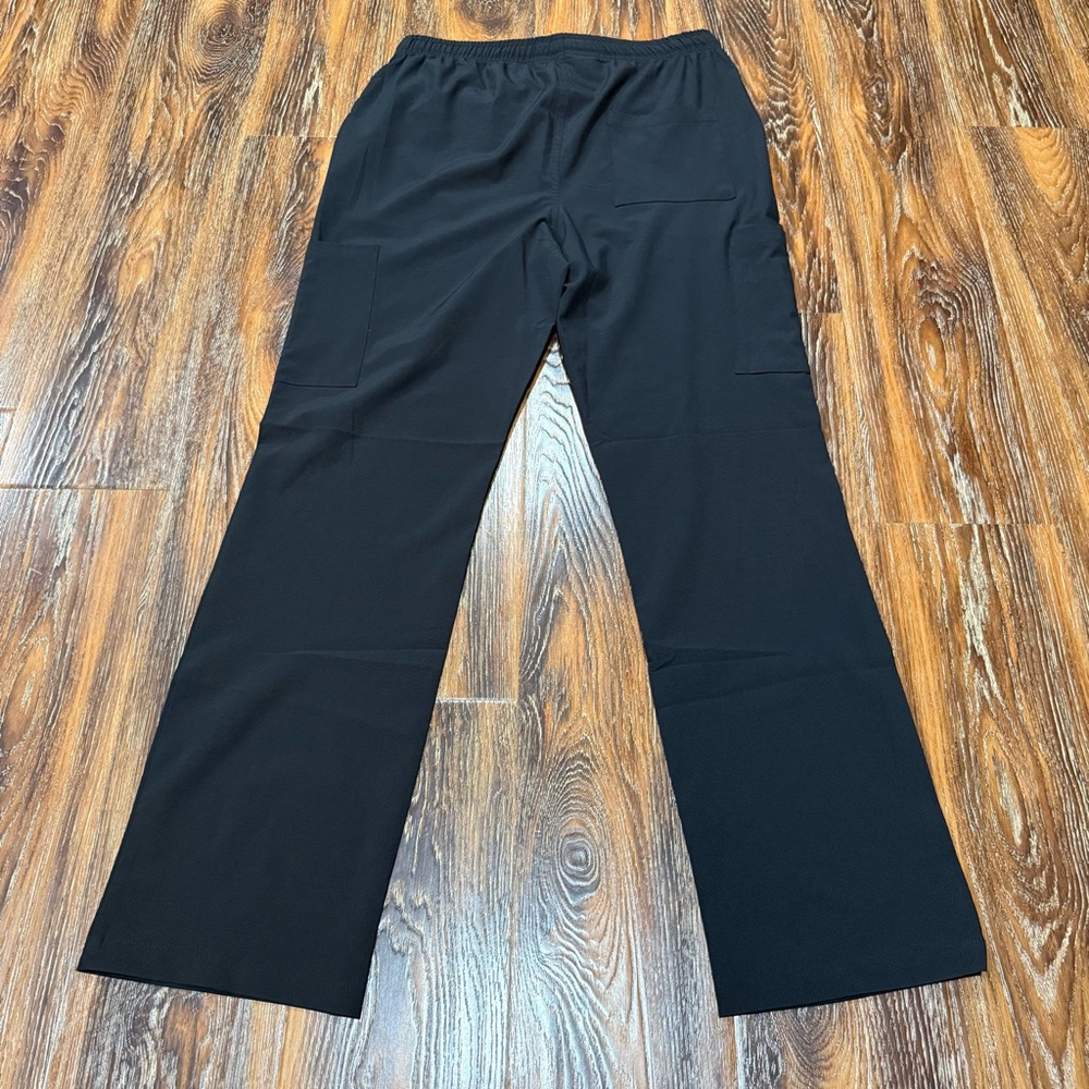 CozyFit Black Size‎ S Scrub Pants Stretch Medical Uniform Mens Women's Small